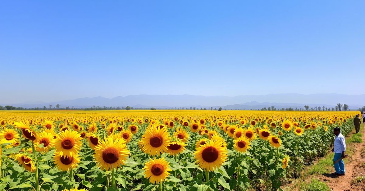 Where Can You See Sunflower Fields In India