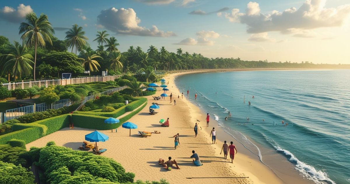 Tenneti Beach Park in Visakhapatnam