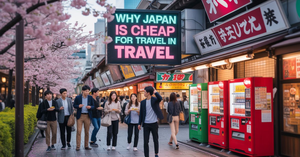 Why Japan is Cheap For Travel